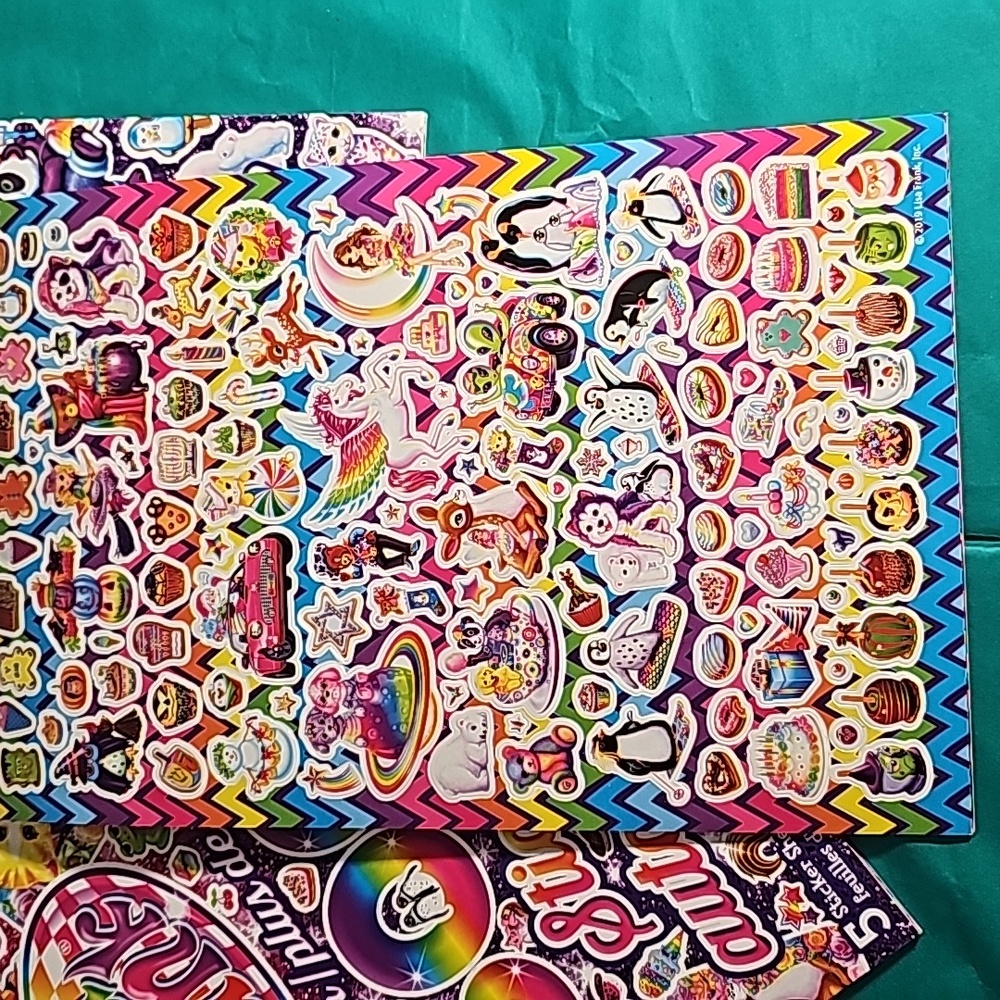 Lisa frank sticker book's 600 each total of 3 books...1800 stickers Brand New - Picture 6 of 12